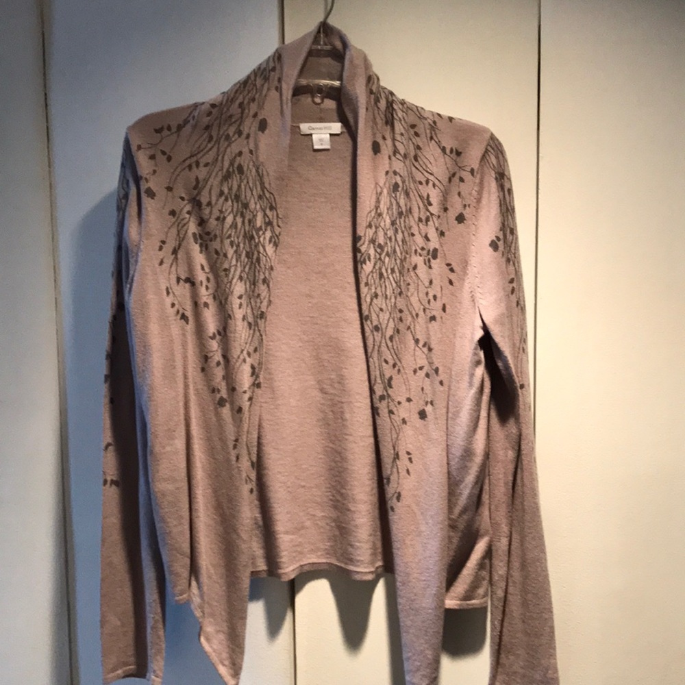Garnet Hill Sweater size S. Cotton/silk/cashmere blend
